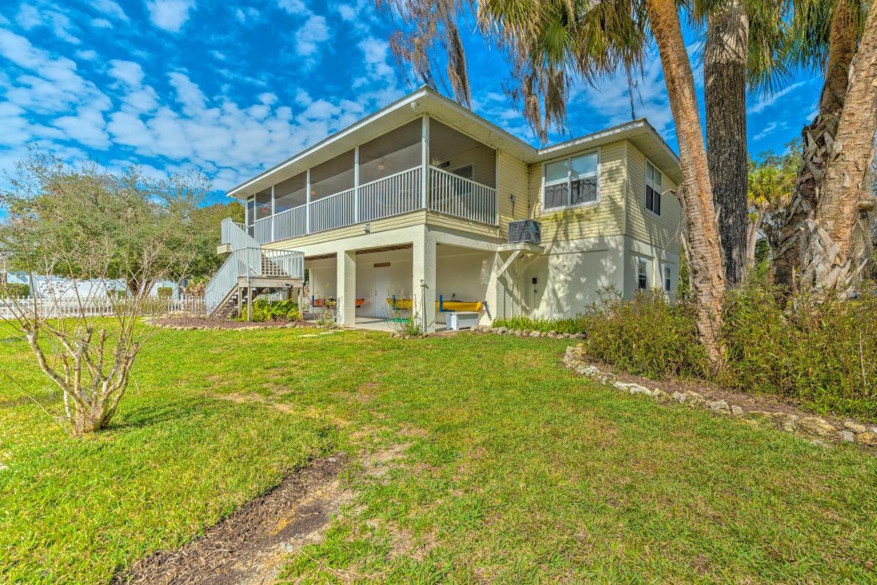Withlacoochee River House With Dock And Kayaks! Yankeetown Exterior photo